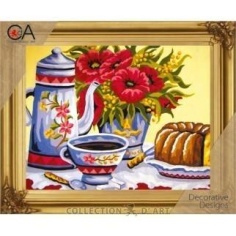 Kit petit point hora del café | Mercería Online Pontejos