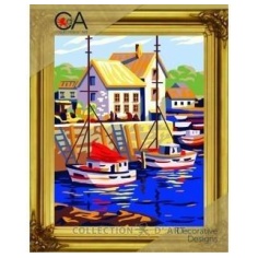 Kit petit point puerto pesquero | Mercería Online Pontejos