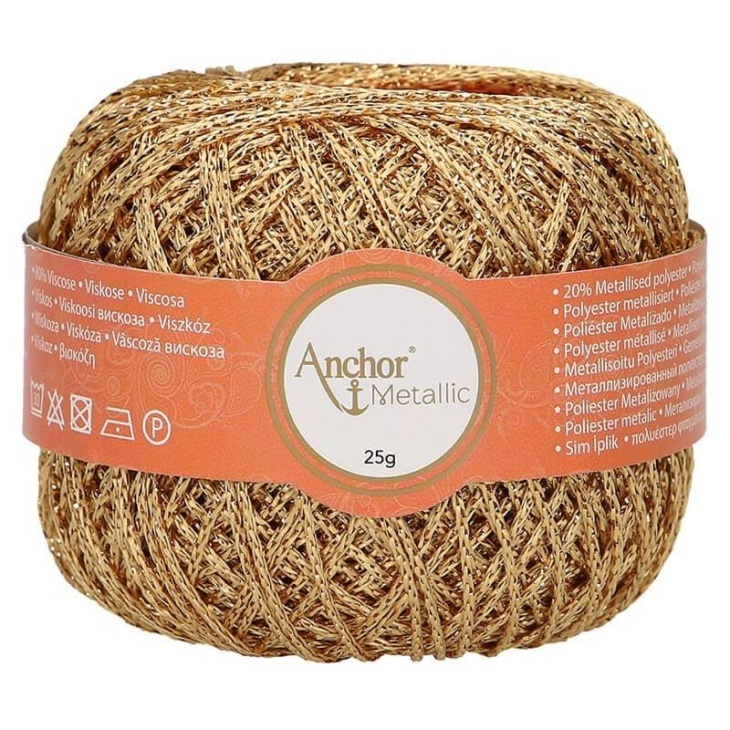 Yarn ball Anchor Metallic 25gr | Haberdashery Online Pontejos