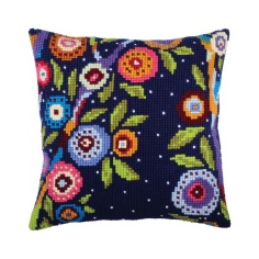 Kit cushion cross stitch in bloom | Haberdashery Online Pontejos