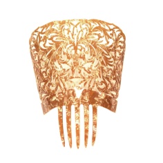 Peineta nacar marron | Mercería Online Pontejos