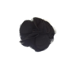 Tocado de flor negra | Mercería Online Pontejos