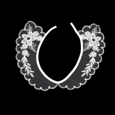 Neck tulle Embroidery 054 | Haberdashery Online Pontejos