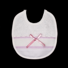 Bib with bow | Haberdashery Online Pontejos