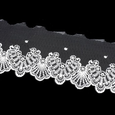Tulle Embroidery 2092 | Haberdashery Online Pontejos