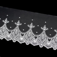 Tulle Embroidery 2093 | Haberdashery Online Pontejos