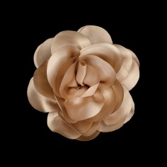 Satin flower brooch 11cm | Haberdashery Online Pontejos
