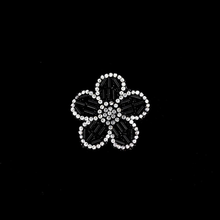 Aplicación flor fantasia termoadhesiva | Mercería Online Pontejos