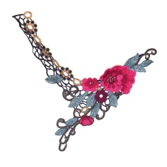 Iron-on Patch 528 Floral Neck | Haberdashery Online Pontejos