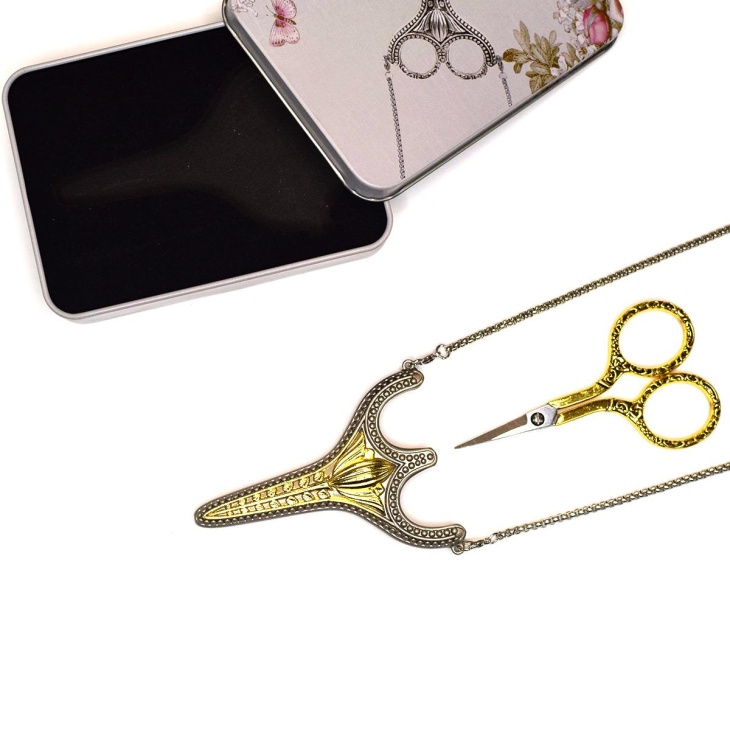 Vintage scissors set with case | Haberdashery Online Pontejos