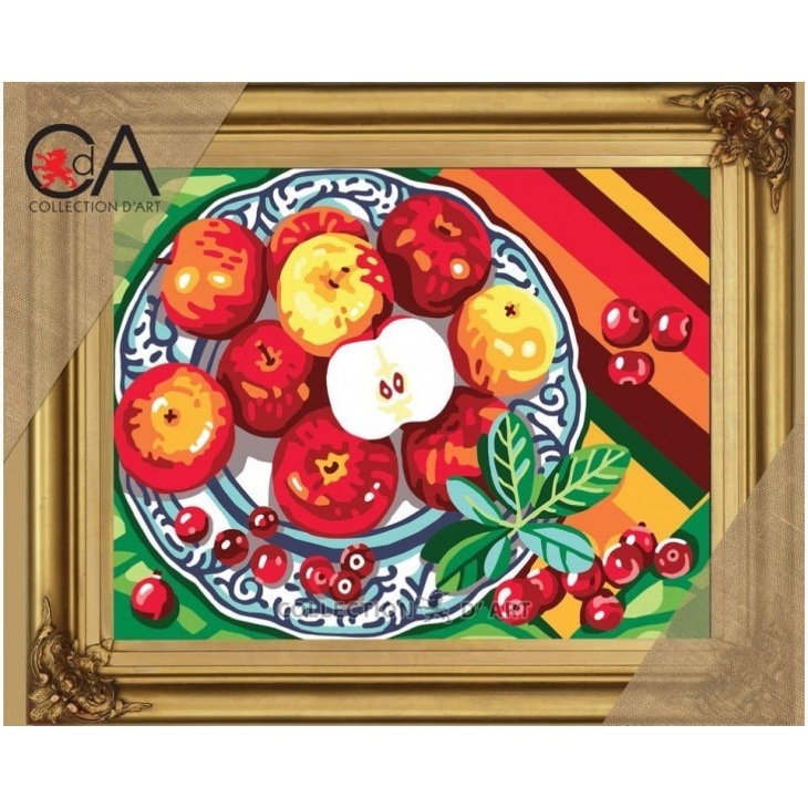 Kit petit point manzanas | Mercería Online Pontejos
