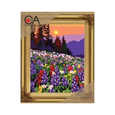 Kit Petit Point Sunset in the countryside | Haberdashery Online Pontejos