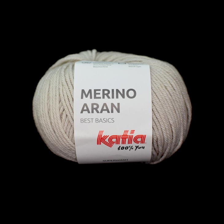 Yarn ball Merino Aran 100 gr | Haberdashery Online Pontejos