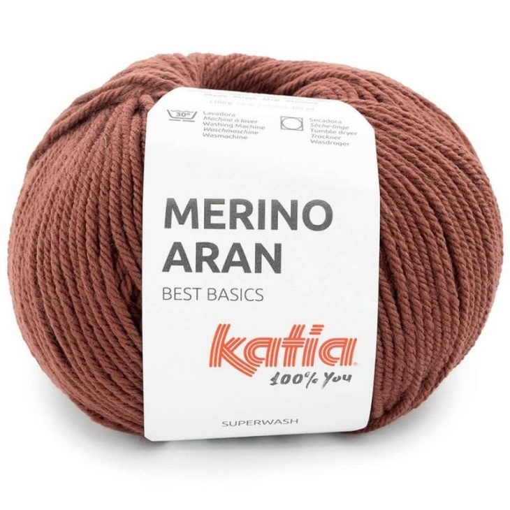 Yarn ball Merino Aran 100 gr | Haberdashery Online Pontejos