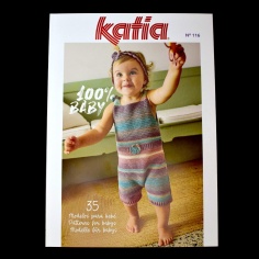 Revista 100% baby 35 modelos para bebe nº116 katia | Mercería Online Pontejos