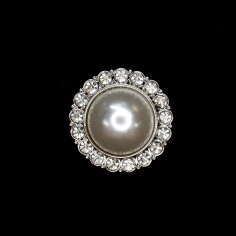 Botón perla strass | Mercería Online Pontejos
