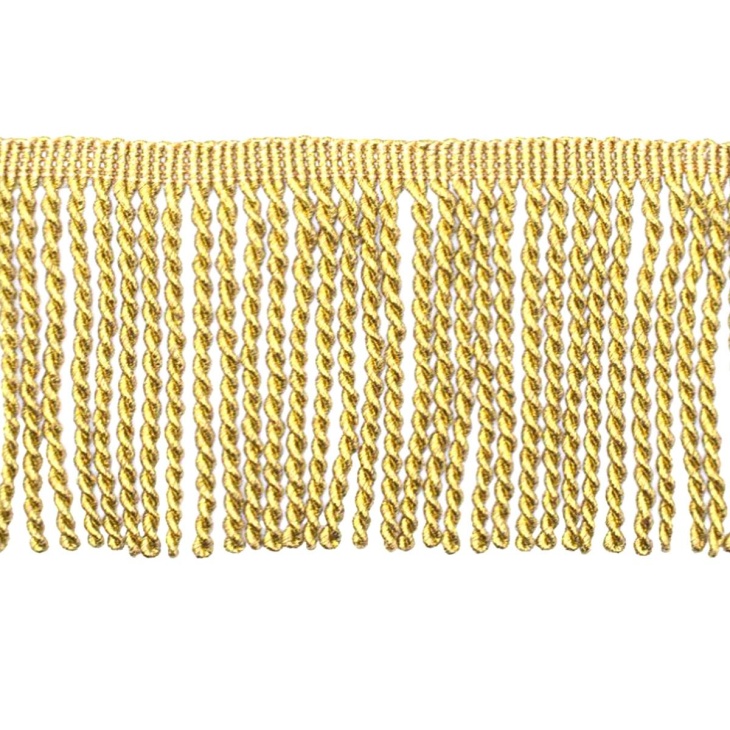 Fringe twisted golden | Haberdashery Online Pontejos