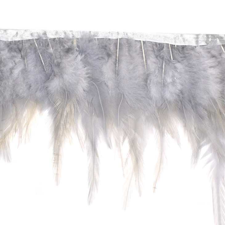 Fringe of feather Gallo neck | Haberdashery Online Pontejos