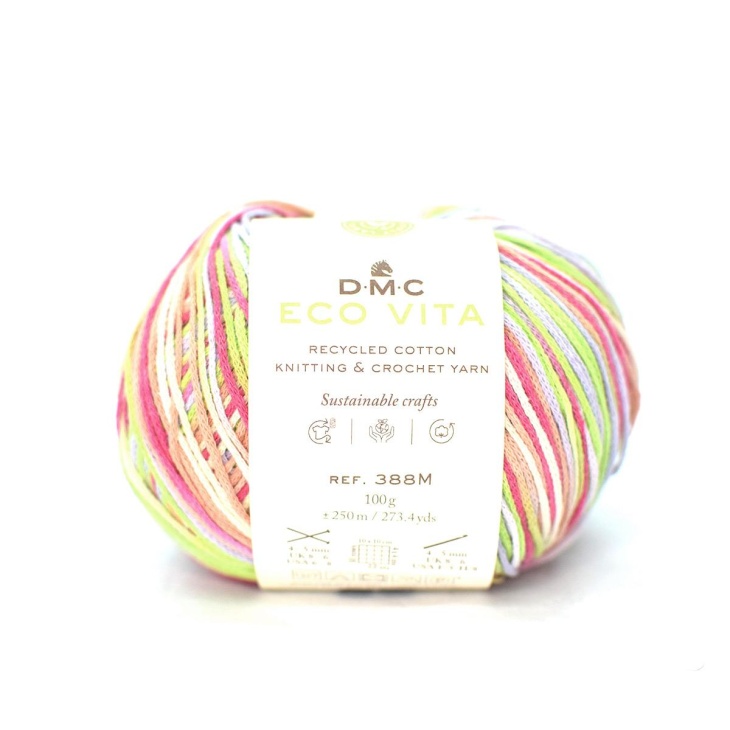 Yarn ball Eco Vita Multicolor 100gr | Haberdashery Online Pontejos