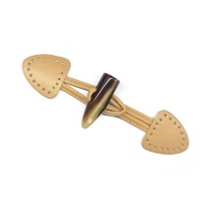 Broche de trenca imitación piel | Mercería Online Pontejos 2