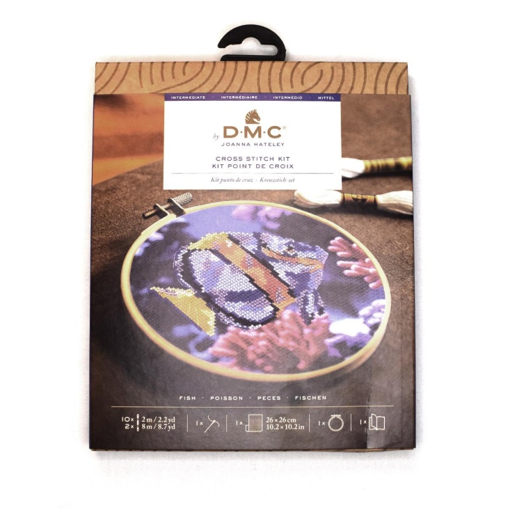 Kit punto de cruz peces | Mercería Online Pontejos