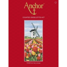 Kit punto de cruz dutch tulips landscape | Mercería Online Pontejos