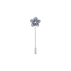 Bride pin Flower silver matte 4ud | Haberdashery Online Pontejos