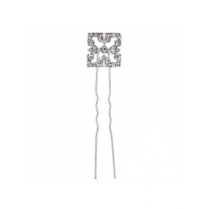 Horquilla francesca plata cristal | Mercería Online Pontejos