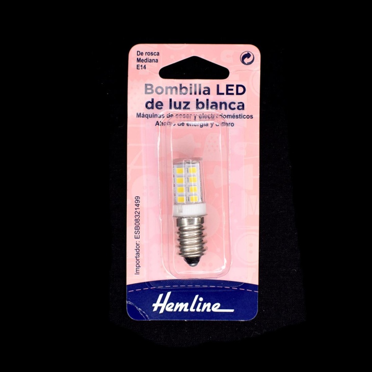 LED bulb Thread type E Hemline | Haberdashery Online Pontejos
