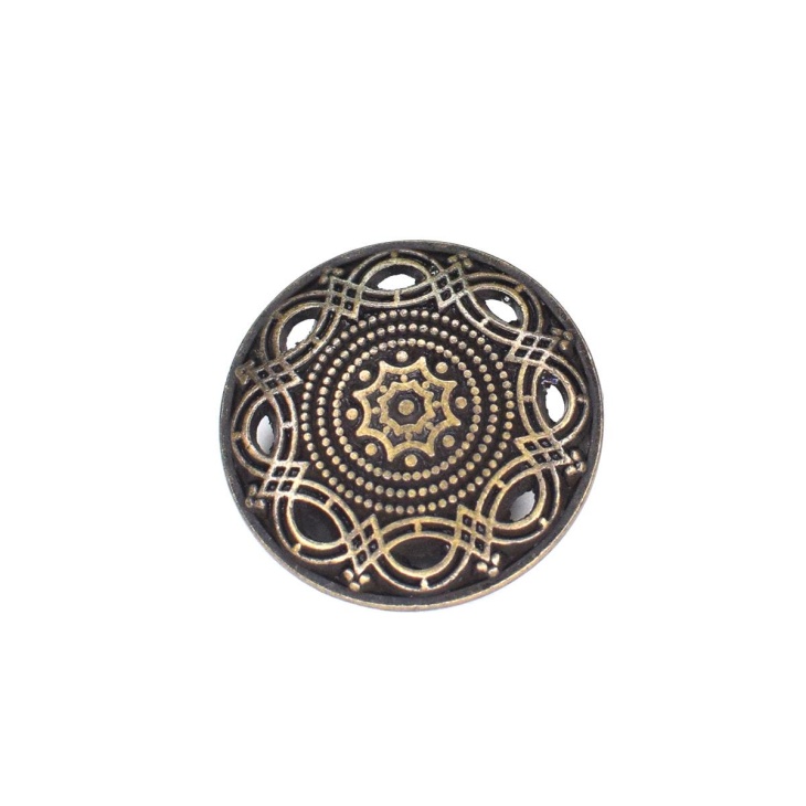 Celtic metallic button | Haberdashery Online Pontejos