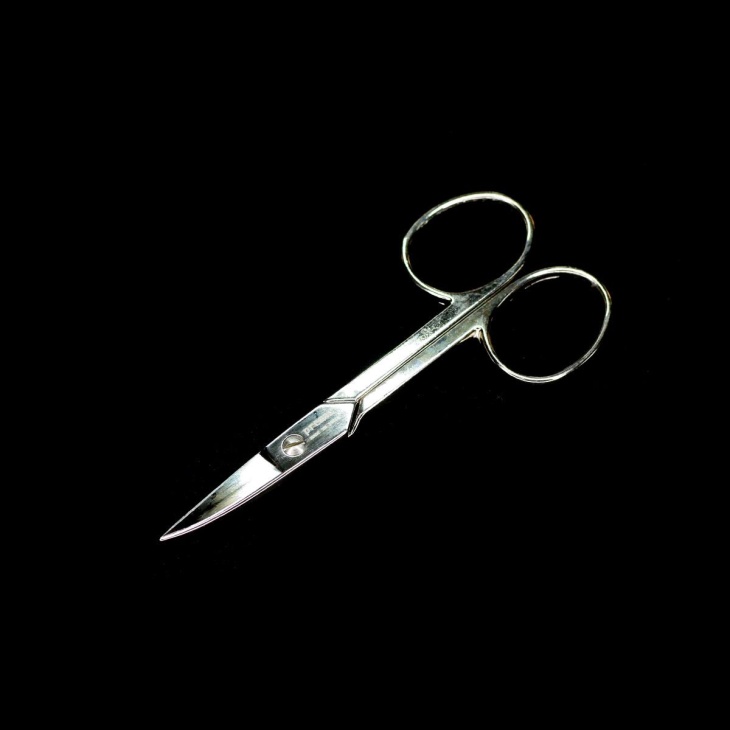 Wide-leaf curve manicure scissor 2.5cm | Haberdashery Online Pontejos