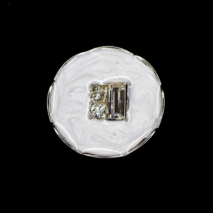 Metal foot enamel button | Haberdashery Online Pontejos