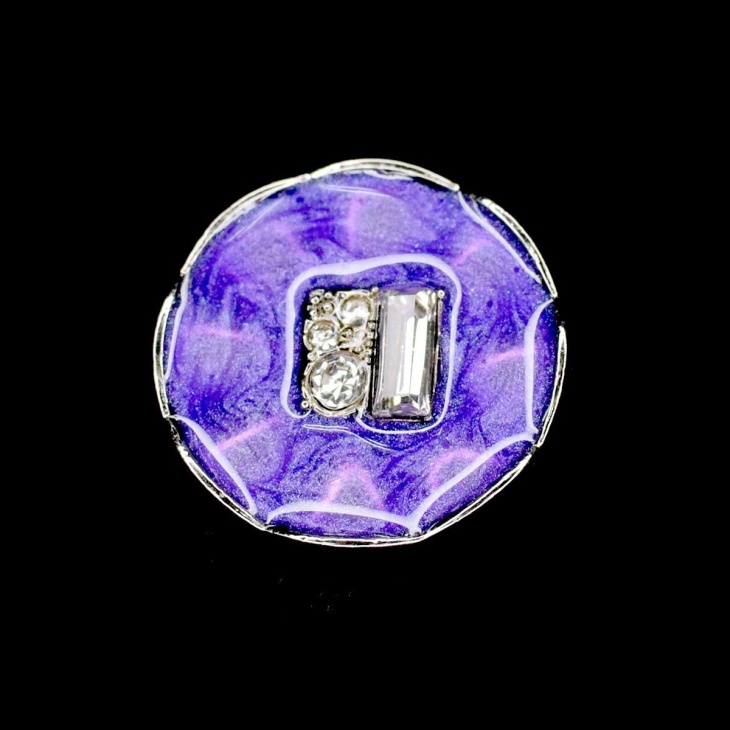 Metal foot enamel button | Haberdashery Online Pontejos