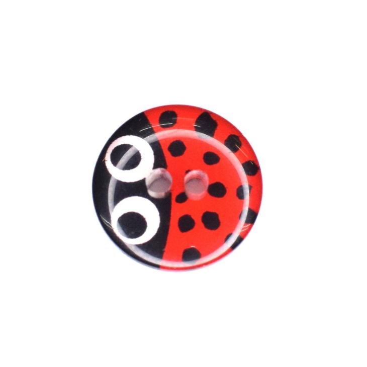 Bicolor ladyboot button | Haberdashery Online Pontejos