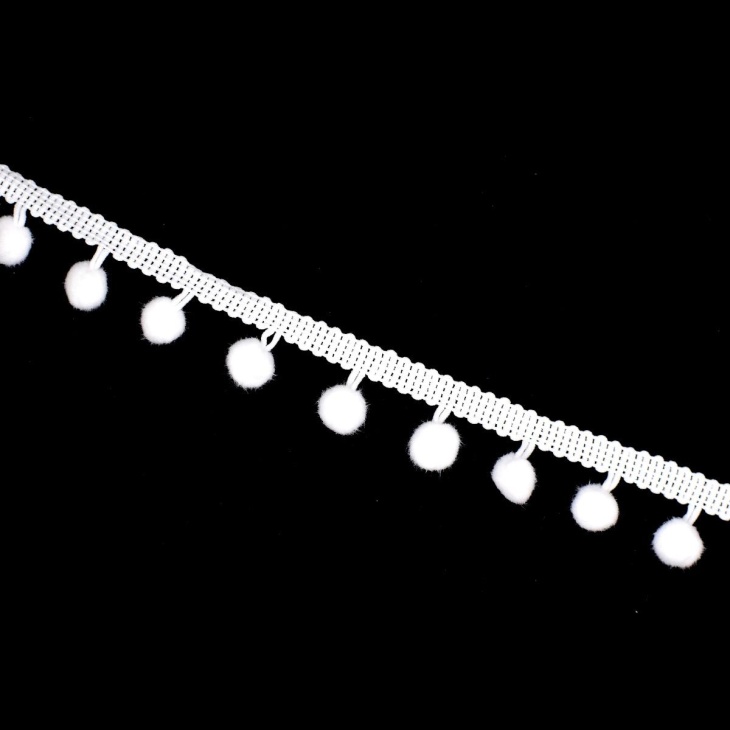 Fringe of river polyester 1cm | Haberdashery Online Pontejos