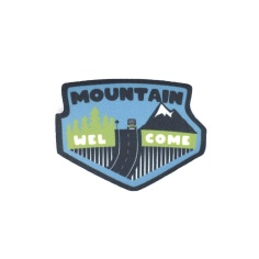 Iron-on Patch Printed Mountain Welcome | Haberdashery Online Pontejos