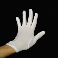 Guantes de poliamida blanco para niño | Mercería Online Pontejos