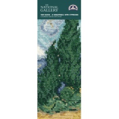 Kit punto de cruz marca páginas cipreses de van gogh | Mercería Online Pontejos