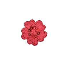 Parche para ropa flor con lentejuelas | Mercería Online Pontejos 2