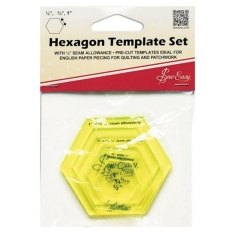 Templates Set of 3 small hexagonals | Haberdashery Online Pontejos