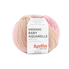 Yarn ball Merino Baby Aquarelle 50gr | Haberdashery Online Pontejos