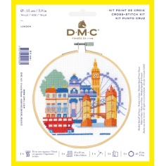 Kit punto cruz londres | Mercería Online Pontejos