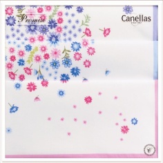 Pañuelo señora 100% algodon estampado color caja/3 ud. tamaño 32cm | M