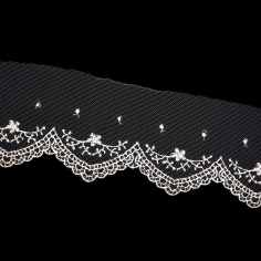 Tulle Embroidery 2107 | Haberdashery Online Pontejos