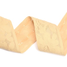 Puntilla flores de goma con silicona | Mercería Online Pontejos