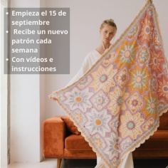 Kit Cal Katia Stars in Bloom 2026 | crochet blanket | Haberdashery Online Pontejos