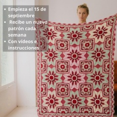 Kit Cal Katia Stars in Bloom 2026 | crochet blanket | Haberdashery Online Pontejos
