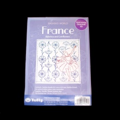 Kit Embroidery Sashiko World Tulip France | Haberdashery Online Pontejos