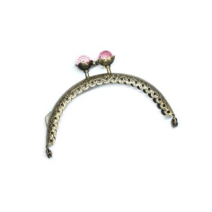 Boquilla broche bola facetada bronce | Haberdashery Online Pontejos 2