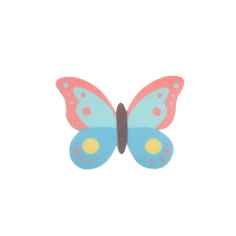 Aplicación mariposa mod.2 turquesa | Mercería Online Pontejos